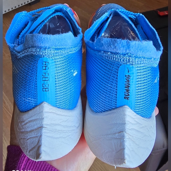 Sz 6 Women's NIKE ZOOM X VAPORFLY NEXT%2 Blue Athletic Shoes - Picture 5 of 8